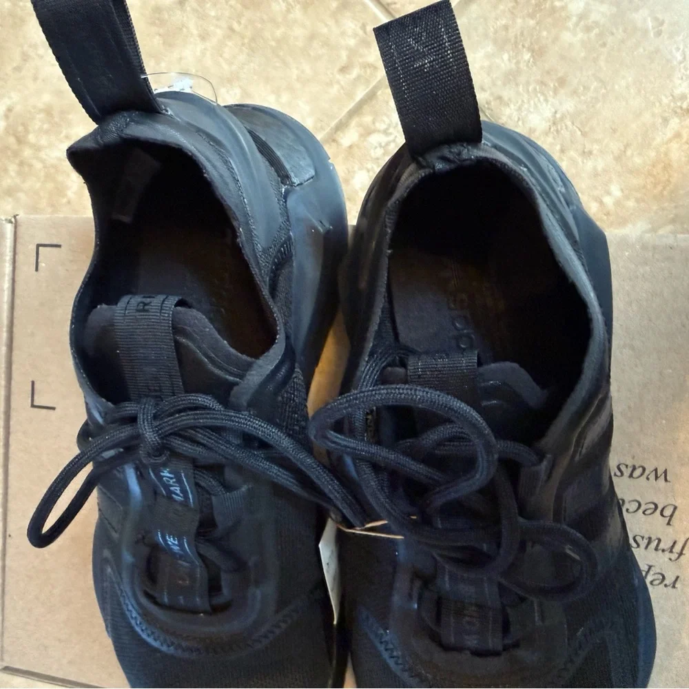 ADIDAS men’s Black Athletic Sneakers - Two different sizes